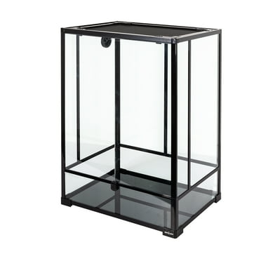 REPTI-ZOO 55 Gallon Reptile Glass Terrarium Extra-tall 24" x 18" x 36"