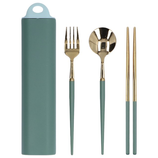 Vaisselle Portable, Ensemble de Couverts en Acier Inoxydable Ustensiles de Cuisine Expérience Inégalée