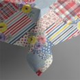 thumbnail image 5 of Pioneer Flower Floral Print Pattern Square Tablecloth, Waterproof Wipeable Spillproof Washable Table Cover for Home Kitchen Party Decor, 42"x42", 5 of 6