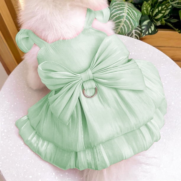 green dress for dogs Topkins Dog Polo Dress for Small Medium Dogs - Green XS - Pleated Hem for  Spring/Summer/Autumn - Ideal for Dog Weddings, Birthdays | Buy Now with  Express International Delivery