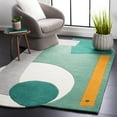 thumbnail image 2 of SAFAVIEH Fifth Avenue Delbert Abstract Area Rug, Green/Ivory, 6' x 9', 2 of 8