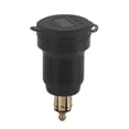 thumbnail image 2 of USB  Socket, 12V-24V Motorcycle USB Port Power  Socket With LED Display EU Plug, 2 of 8