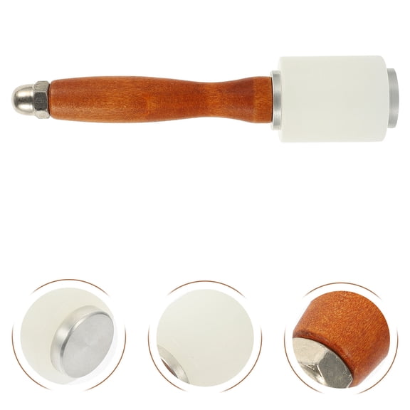 UPOUART Wood Mallet Striker Assorted Color 1Pcs 8.6x1.9in