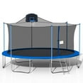 thumbnail image 3 of Fithood 16FT TRAMPOLINE( BLUE ) WITH ENCLOSURE NET AND LADDER-METAL, 3 of 5