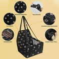 thumbnail image 5 of RUseeN Pet Car Seat Booster for Dogs Travel, Small Dog Car Seat Puppy Portable Pet Booster Car Seat with Clip-on Safety Leash and PVC Fram, Anti-Collapse, Dog Car Seats for Small Dogs Under 25, Black, 5 of 8
