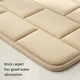 thumbnail image 5 of Alfombras de baño de espuma de memoria a rayas gruesas, alfombras de baño suaves absorbentes de terciopelo, fondo antideslizante, alfombra lavable a máquina, decoración de habitación de baño, para lav, 5 of 7