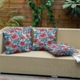 thumbnail image 3 of Outdoor Throw Pillow Covers 20x20 Inch Waterproof Spring Summer Pioneer Floral Outdoor Pillow Covers for Patio Funiture Garden Couch, 3 of 7
