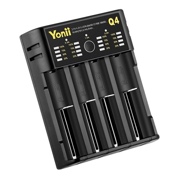 yonii q4 3 7v 18650 battery li ion usb 4 slots independent yonii q4 3 7v 18650 battery li ion usb 4 slots independent