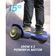 thumbnail image 3 of Gyroor Self Balancing Scooter New G13 All Terrain Balancing Scooter with LED Lights, Self Balancing Off Road with Bluetooth for Kids ages 6-12 and Adults-Black, 3 of 8