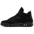 thumbnail image 3 of Nike Air Jordan 4 Retro Black/Black-LT Graphite  FV5029-010 Men's Size 10, 3 of 5