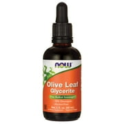 NOW Supplements, Olive Leaf Glycerite Liquid, 18% Oleuropein, Dropper Included, Free Radical Scavenger*, 2-Ounce