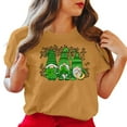 thumbnail image 1 of LSLJS Col Rond Imprimé Trèfle de Saint Patrick Manches Courtes Décontracté Ample Manches Courtes Col Rond Haut/chemise, Cadeaux pour Femmes, 1 of 4