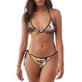 thumbnail image 1 of Balery Cute Panda Sunflower Pijama Estampado Bikini de Dos Piezas para Mujer - Conjunto de Bikini Ajustable Sexy y Cómodo para Playa, 1 of 6