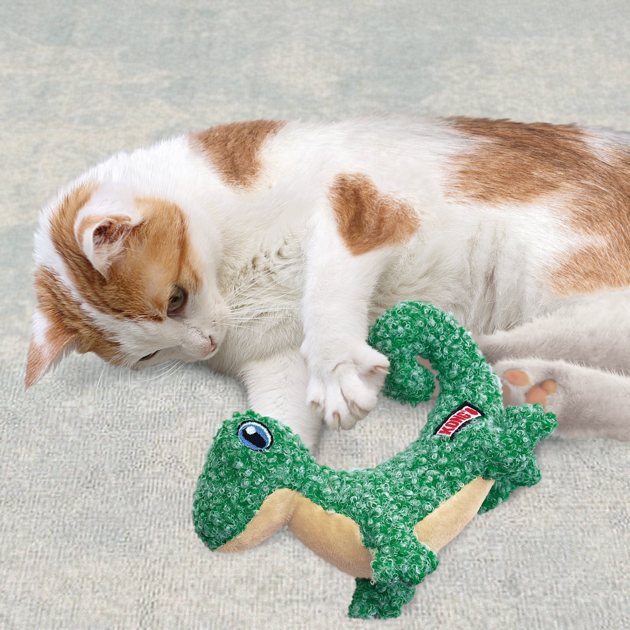 KONG® Luvs Oversized Cat Toy, Lizard, with Premium North American Catnip