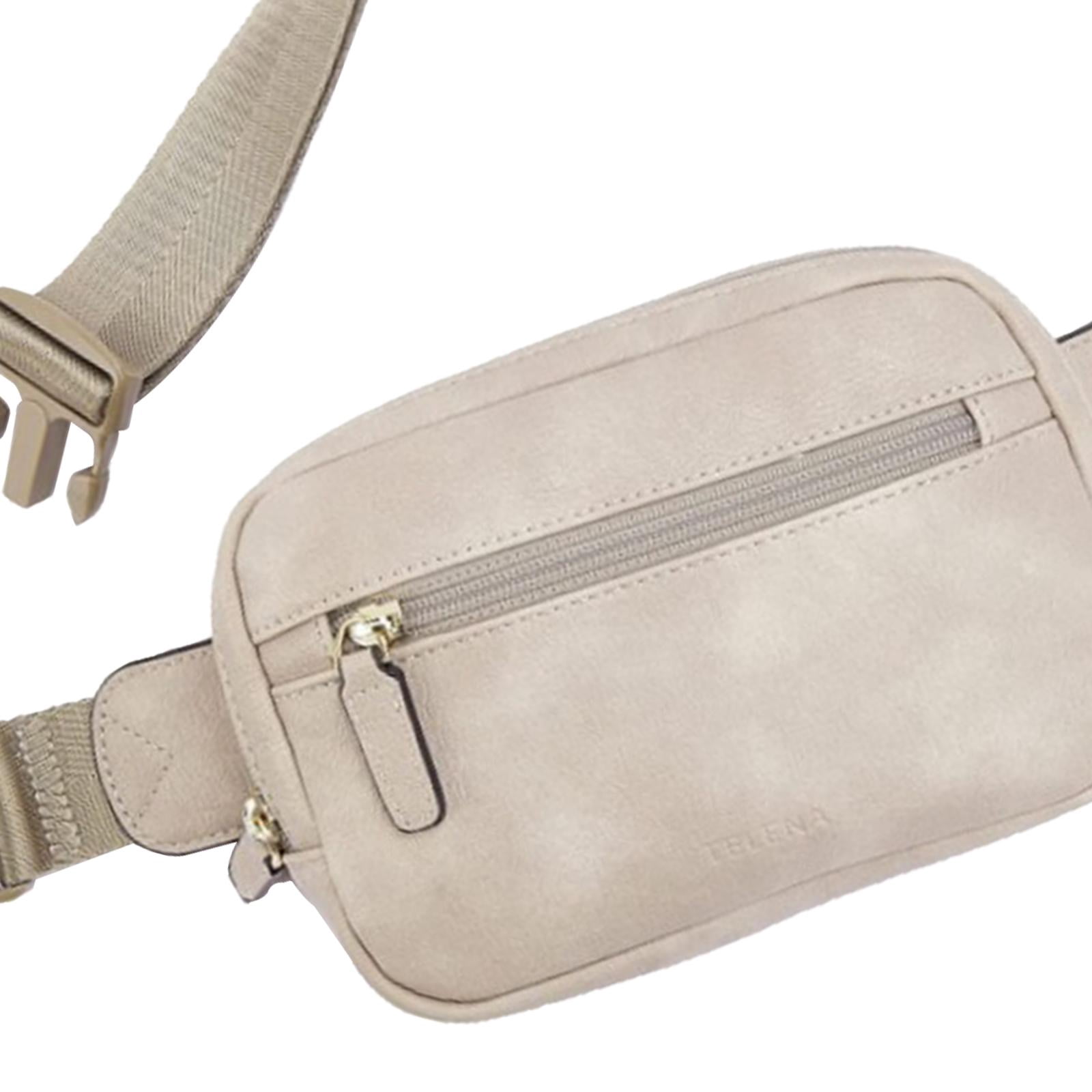 Segolike Belt Bag Handbag Everywhere Shoulder Purse Fashionable Tote Fanny Pack for Women Beige