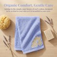 thumbnail image 4 of REGALWOVEN Hand Towels Set of 2 Embroidered Floral Pattern Decorative Towel Cotton Absorbent Soft Bathroom Hand Towel Set Light Grey 14" x 31", 4 of 7