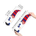 thumbnail image 4 of Sigee 4th of July Gnomes for Crew Soft Moisture-wicking Socks ,Cushion Moisture Wicking Boot Socks for Men and Women, 4 of 7
