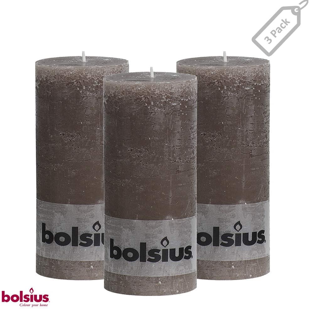Weddings 2.7 X 7.5 Decorative Candles Set of 4 SPAAS Rustic Purple Pillar Candles Clean Burning and Dripless Unscented Rustic Pillar Candles for Home Decorations Spa Restaurant Party