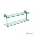 thumbnail image 4 of Montero Collection 22 Inch Two Tiered Glass Shelf, 4 of 5
