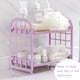 thumbnail image 2 of Estante de almacenamiento de plástico para baño de 2 capas, estante de cocina para inodoro, artículos diversos de escritorio, organizador de cosméticos Kearding  HA000843-02B, 2 of 6