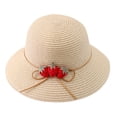 thumbnail image 2 of Ladies Fashion Travel Trend Sunscreen Sun Beach Hat For All Seasons, 2 of 4