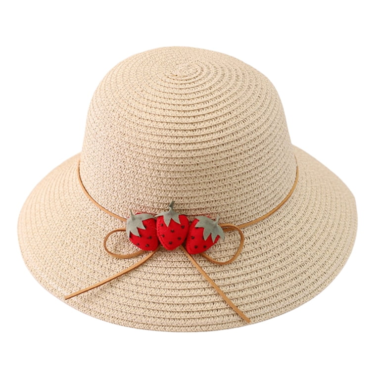 Straw Fedora with Embroidered Strawberry Band Havana Panama Fedora - Straw Hat for Summer with Floral Band main image 4
