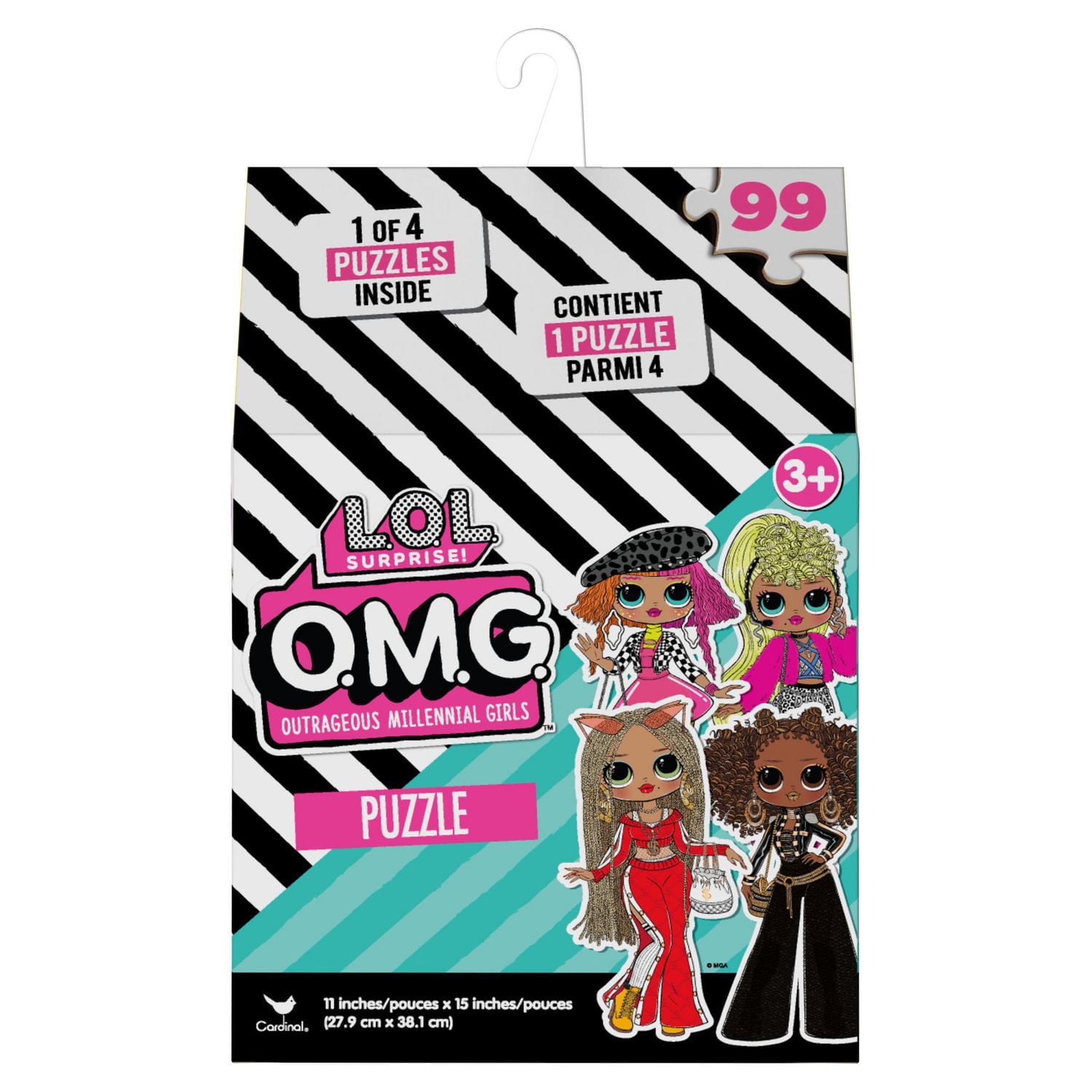 L.O.L. Surprise! 99-Piece Puzzle for Kids Ages 3 and up