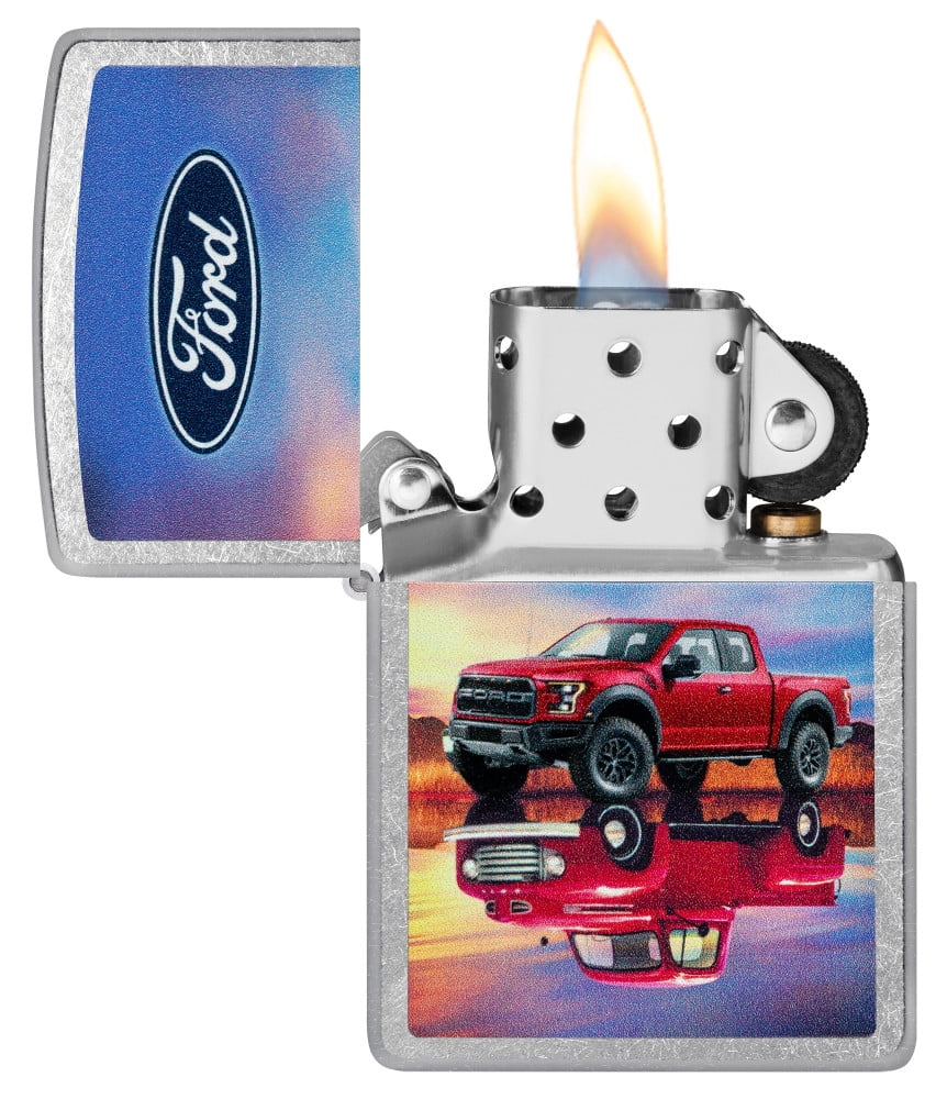 Zippo Ford F-Series Design Street Chrome Pocket Lighter
