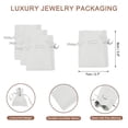 thumbnail image 2 of Uxcell 12 Pcs Bolsa de Microfibra para Joyería 3.5 × 2.7 Pulgadas, Gris, 2 of 5