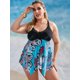 thumbnail image 2 of Tamaño de la malla de Octopus Malla HANKY HEM TANKINI TWORKING Rosegal Vestidos Estampados Tallas Grandes, 2 of 5