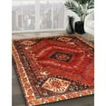 thumbnail image 2 of Ahgly Company Indoor Rectangle Traditional Gold Brown Persian Area Rugs, 8' x 12', 2 of 6