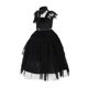 thumbnail image 3 of Vestido de princesa familiar para niñas europeas y americanas, falda de pastel para niños de Cosplay negro, 3 of 5
