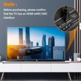 thumbnail image 2 of QJUHUNG HDMI Earc/Arc Audio Extractor/Adapter  HDMI Earc/Arc to RCA R/L  Optical  3.5mm Audio Converter, 2 of 4