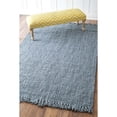 thumbnail image 2 of Nuloom 6' x 9' Hand Woven Chunky Loop Jute Rug in Blue, 2 of 3