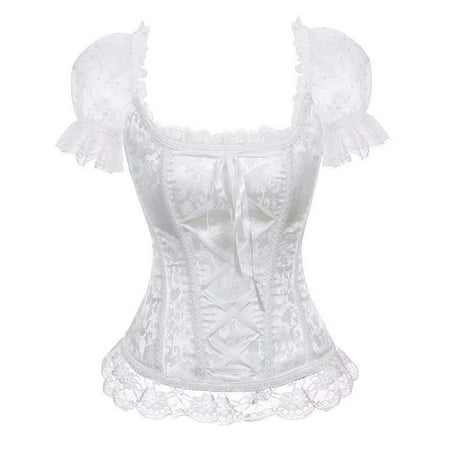 Spring Savings !Lingerie Costume for Women Sexy Naughty Corset Tops for Women Plus Size Tops for Women Corsets for Women Floral Overbust Corset Bustier Lingerie Top Gothic Shapewear Sexy Underwear