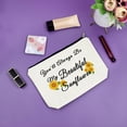 thumbnail image 7 of Friendship Gift for Sister Best Friends Birthday Makeup Bag Gift for Women Her Anniversary Gift for Couple Wife Valentines Day Gift for Girlfriend from Boyfriend Wedding Travel Cosmetic Pouch Gift, 7 of 7