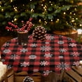 thumbnail image 5 of Eoozwa Christmas Round Tablecloth 60 Inch, Merry Christmas Snowflake Round Table Cloth Outdoor Waterproof Christmas Tablecloths Xmas Cover Holiday Tabletop Decoration for Kitchen Home Party Dining, 5 of 6