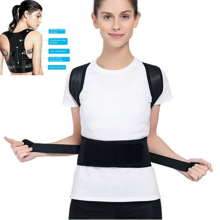 【Holiday Gifts】Back Brace Posture Corrector Adjustable Support Brace Improves Posture and Provides Lumbar Support For Lower and Upper Back Pain Men and Women (Best Back Exercises For Lower Back Pain)