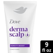 Dove Derma Scalp Density Boost Conditioner with Lamellar Serum,
Glycerin and Zinc + Peptides for Hair Loss and Breakage, 9 fl oz 1 Count