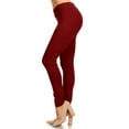 thumbnail image 2 of Women's Solid Casual Comfy Basic Soft Elastic Waistband Low Rise fit Jegging Pants, 2 of 3