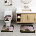 thumbnail image 2 of Bebé Yoda Juego de 3 alfombras de baño de coral fleece: tapete de baño + alfombra de inodoro en forma de U + funda de tapa de inodoro en forma de O, 2 of 6