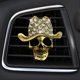 thumbnail image 3 of RV 2 clips de ventilación para coche, aromaterapia, difusor de aceite esencial para coche, ambientador con clip (calavera)   Rojo Verde, 3 of 5