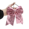 thumbnail image 5 of Unique Bargains 1 Pc Elegant Sequins Bow Hair Ties for Home Pink, 5 of 5