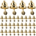 thumbnail image 1 of 100 mini cascabeles navideños para árbol de Navidad, cascabeles colgantes, campanillas pequeñas para corona navideña, manualidades, decoración de recuerdo navideño, 1 of 7