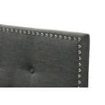 thumbnail image 3 of Baxton Studio Windsor Modern and Contemporary Dark Grey Fabric Twin Size Headboard,Wholesale Interiors, 3 of 7