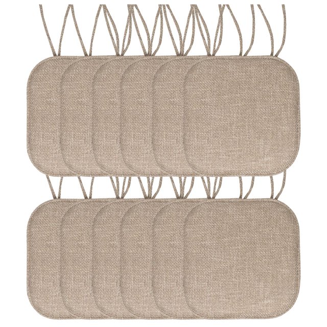 Cojín para silla Sweet Home Collection, espuma viscoelástica, 40 x 40 cm