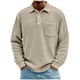 thumbnail image 2 of pstuiky camisa de manga larga para hombre, Cárdigan informal de color liso para hombre, con botones, mangas largas y bolsillo de solapa Tops casuales para hombres s, 2 of 7