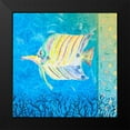 thumbnail image 2 of Julie DeRice 20x20 Black Modern Wood Framed Wall Art Titled - Under the Sea IV, 2 of 5