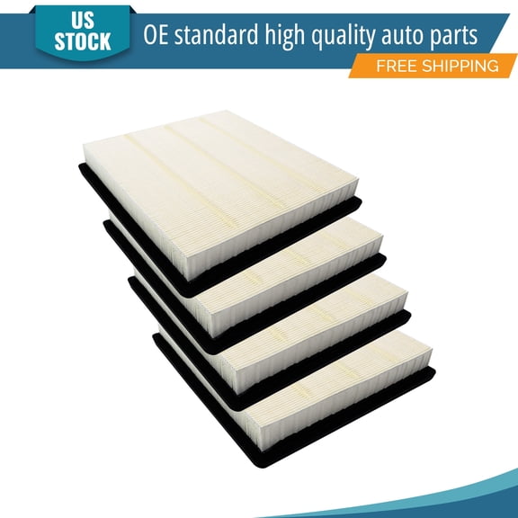 YXPCARS 4PCS Front Engine Air Filter for 2015 - 2022 Chevrolet Colorado GMC Canyon, New Air Filter Replacement (CA11959)