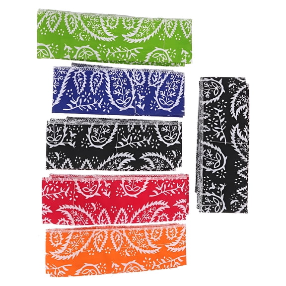 TELOLY 6Pcs Comfortable Cooling Scarves Multi-function Neck Wraps Decorative Hair Scarves